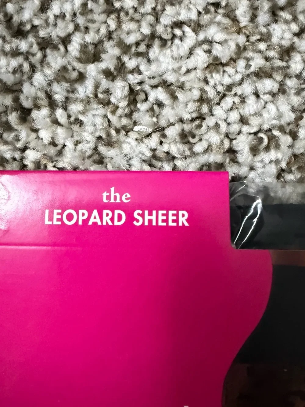 Commando leopard sheer